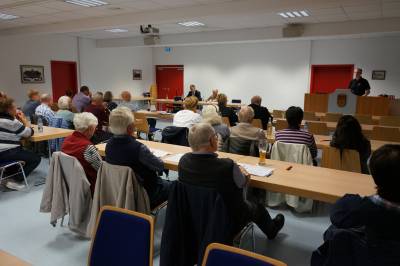 Begrung der Versammlung durch den CDU Vorsitzenden Marcus Milligan